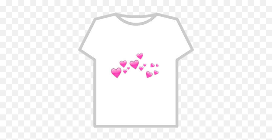 Cute Pink Heart Emoji Transparent Background - T Shirt Roblox Aesthetic,Heart Emoji Transparent Background