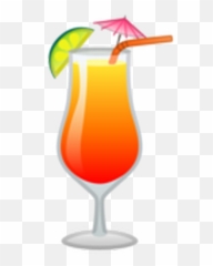 Glasgow In Emojis - Tropical Drink Emoji,Cocktail Emoticons