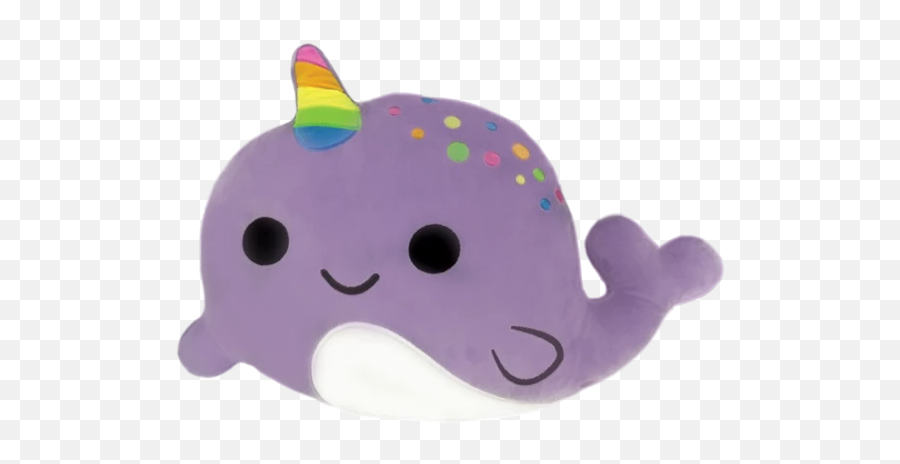 Narwhal Scented Embroidered Pillow - Iscream Scented Embroidered Fleece Pillow Emoji,Narwhal Emoji