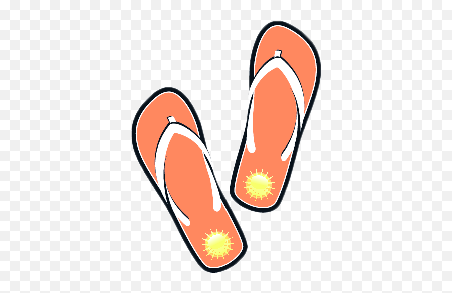 Flip Flop Free To Use Clipart 2 - Sandals Clip Art Emoji,Flip Flop Emoji