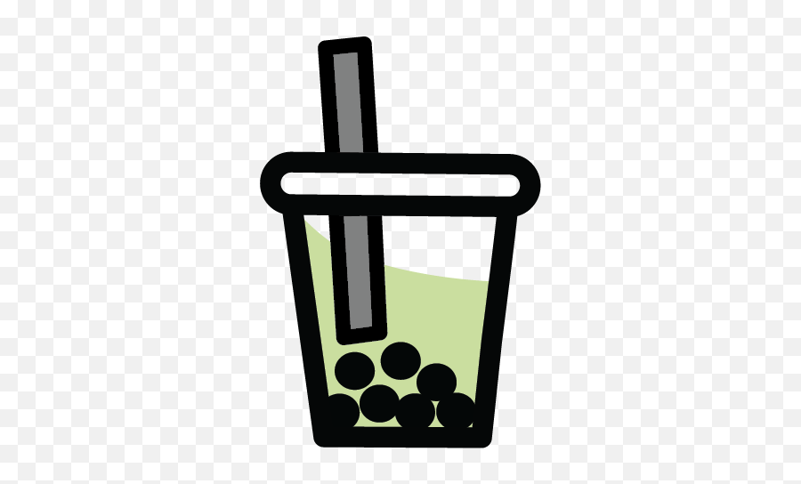 Jasmine Green Tea - Bubble Tea Png Cartoon Emoji,Green Tea Emoji