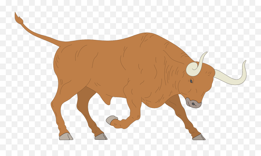 Angry Charge Bull - Bull Preparing To Charge Emoji,Ox Emoji