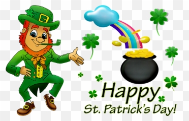 Happy St Patricks Day Leprechaun - Happy St Day Emoji,Pot Of Gold Emoji