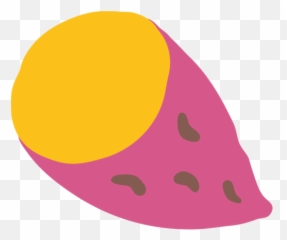 Roasted Sweet Potato Emoji - Sweet Potato Cartoon Png,Potato Emoji