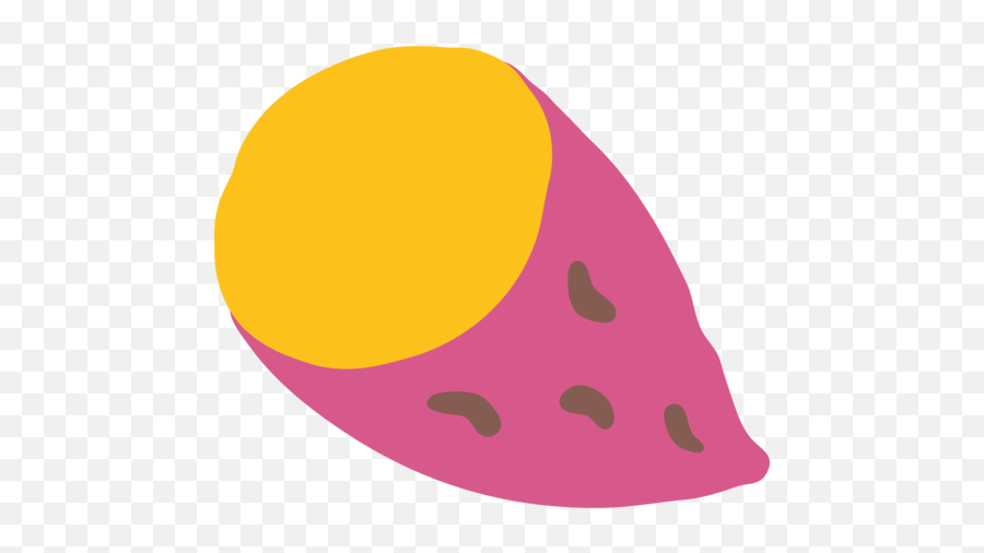 Roasted Sweet Potato Emoji - Sweet Potato Cartoon Png,Potato Emoji