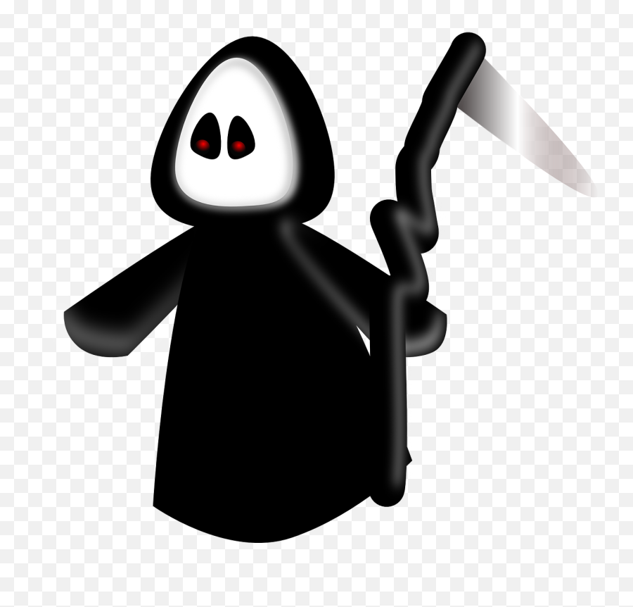 Reaper Death Dead Parka Funny - Death Clipart Emoji,Grim Reaper Emoji