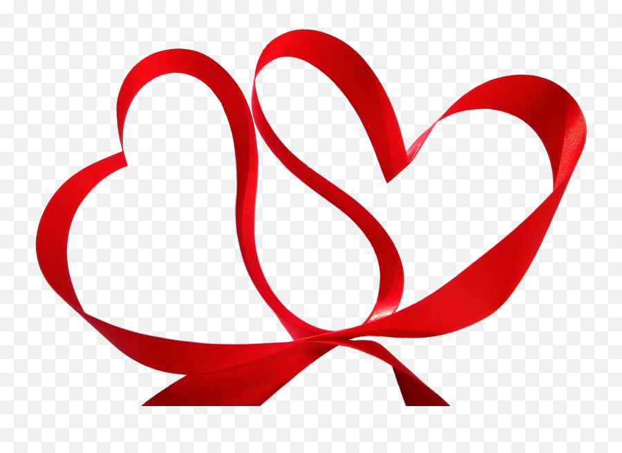 Wedding Heart Clip Art Red Transprent - Heart Wedding Png High Resolution Ribbon Photos Free Emoji,Growing Heart Emoji