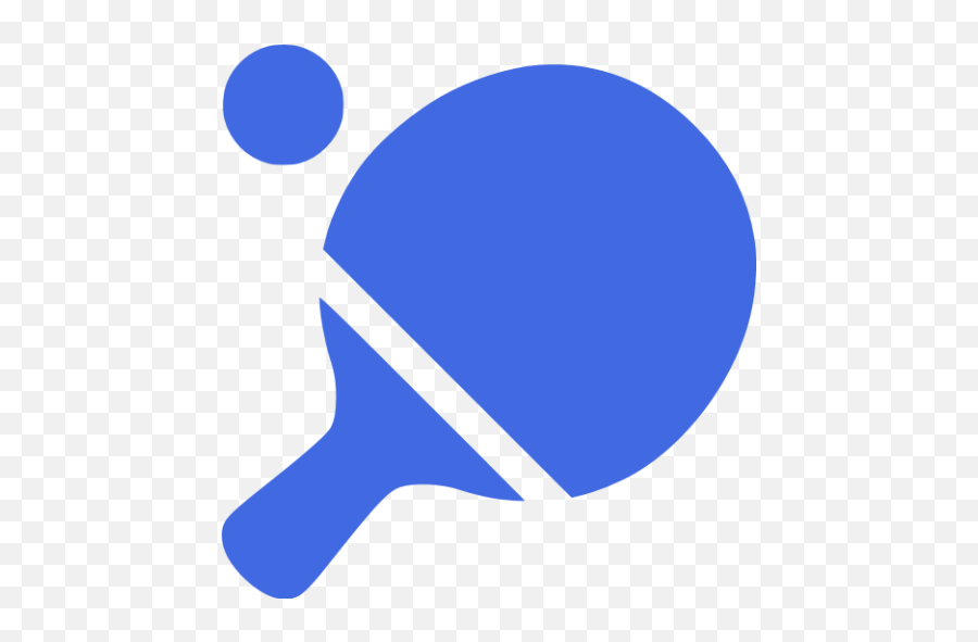 Royal Blue Ping Pong Icon - Free Royal Blue Ping Pong Icons Ping Pong Icon Png Emoji,Ping Emoji