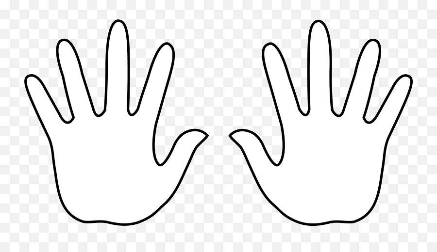 Open Hands Png Download Free Clip Art - Right Hand Cartoon Drawing Emoji,Two Hand Emoji