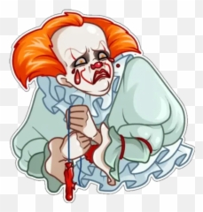 Pennywise Stickers For Whatsapp Emoji,Pennywise Emoji