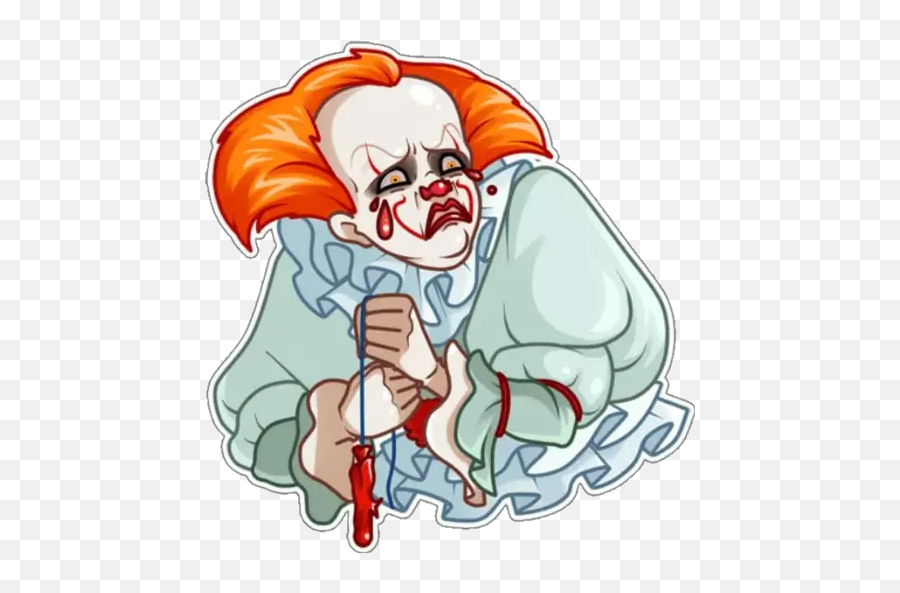 Pennywise Stickers For Whatsapp Emoji,Pennywise Emoji