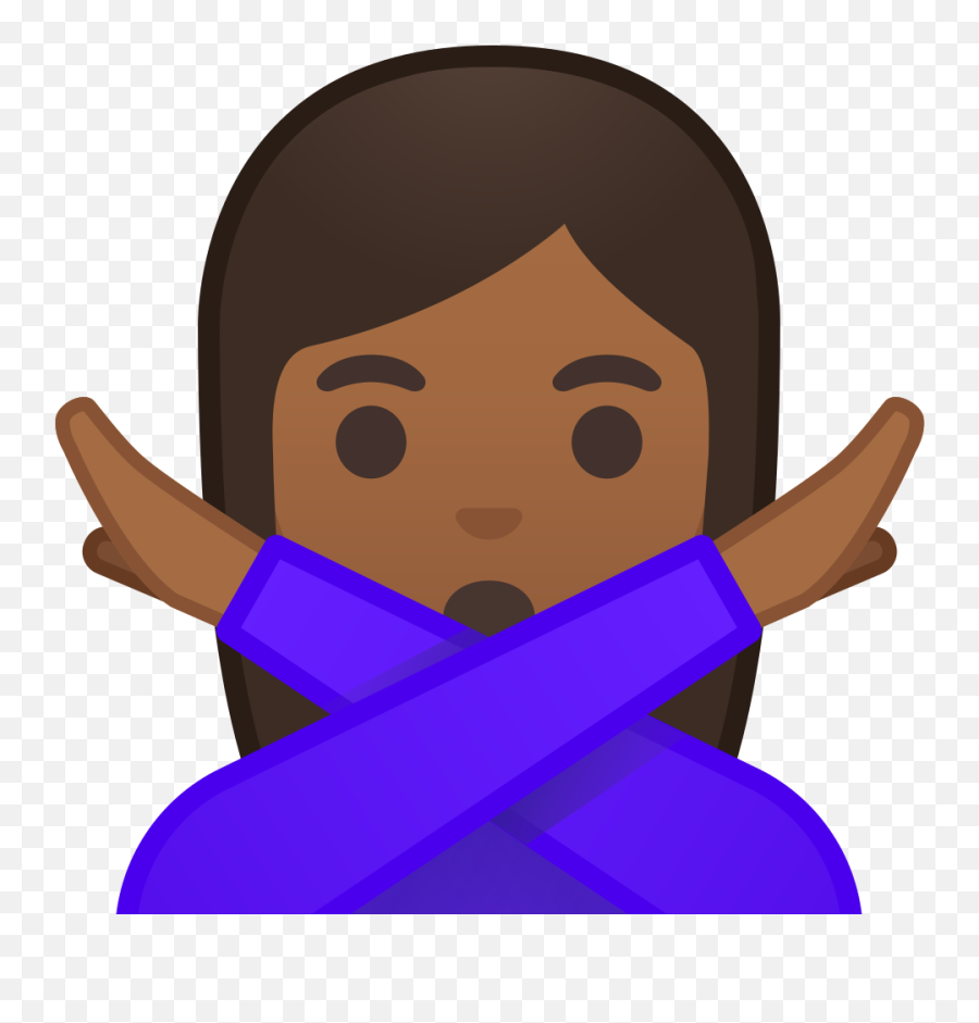 Medium Dark Skin Tone Icon Clipart - No Png Icon Emoji,Female Shrug Emoji