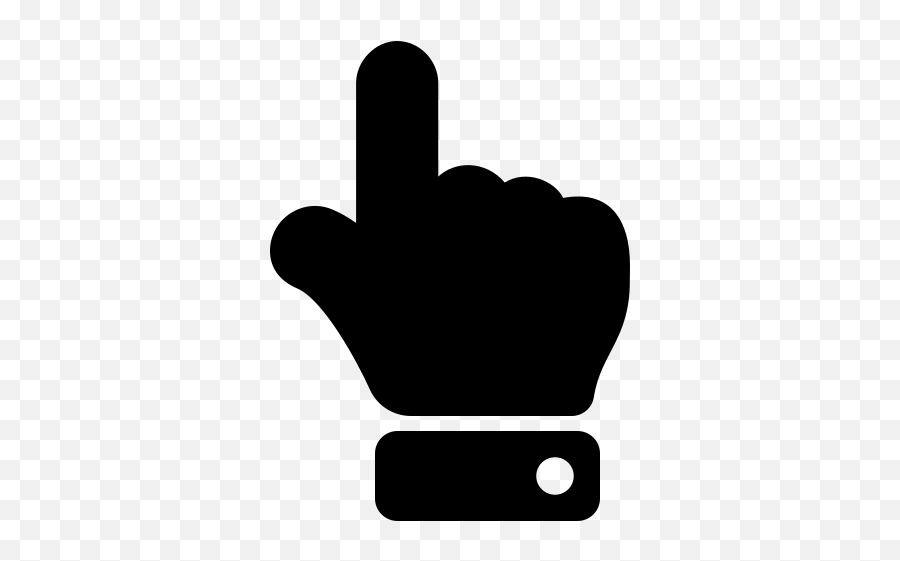 Font Awesome 5 Solid Hand - Clip Art Emoji,Finger Point Emoticon