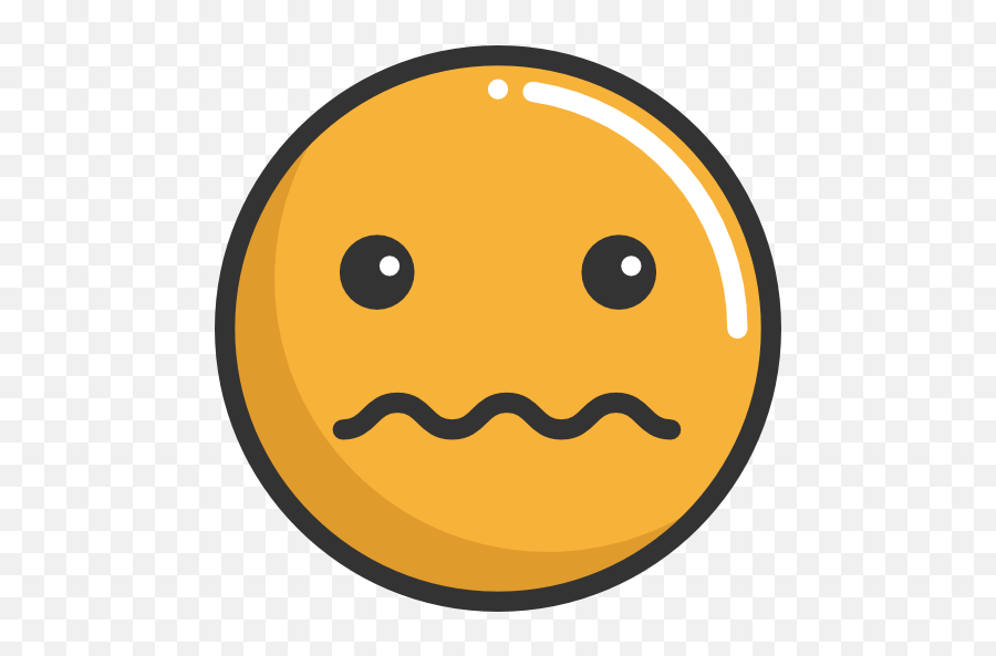 Creepy Emoji Face - Terror Emoji,Upside Down Emoji