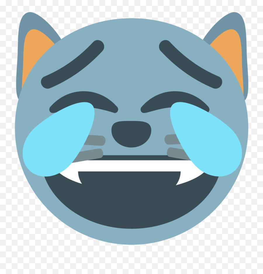 Emojione1 1f639 - Joy Cat Emoji,Wide Eye Emoji