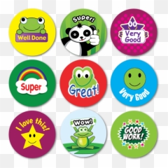 Mini Sticker Variety Pack - Teen Titans Topper Cupcake Emoji,Praise Emoticon