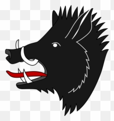 Boar Wild Pig - Head Coat Of Arms Emoji