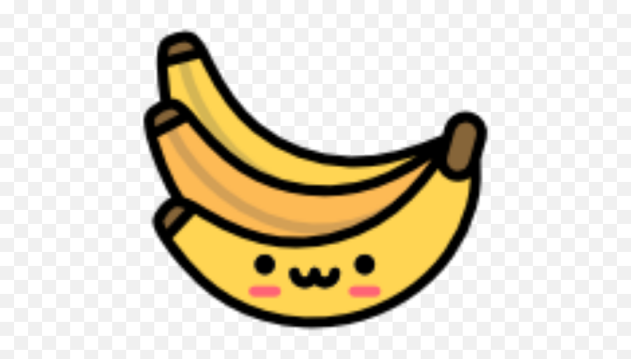 Clip Free Library Banana Cute Yellow - Banana Kawaii Png Emoji,Cute Emotions