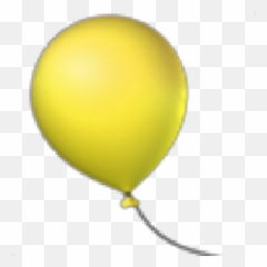 Balloon Globo Yellow Amarillo Emoji Freetoedit -