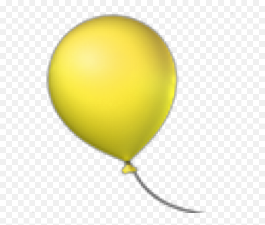 Balloon Globo Yellow Amarillo Emoji Freetoedit - Balloon,Balloon Emoji