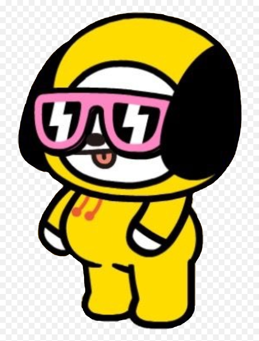 Chimmy Bts Bt21 Soft Yellow Orange - Chimmy Bt21 Emoji,Bts Emoji Characters