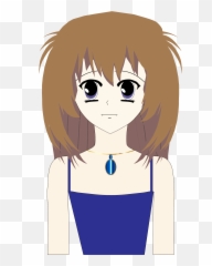 Teenage Anime Girl Vector Clipart Image - Girl Teen Anime Cartoon Emoji,Secret Agent Emoji