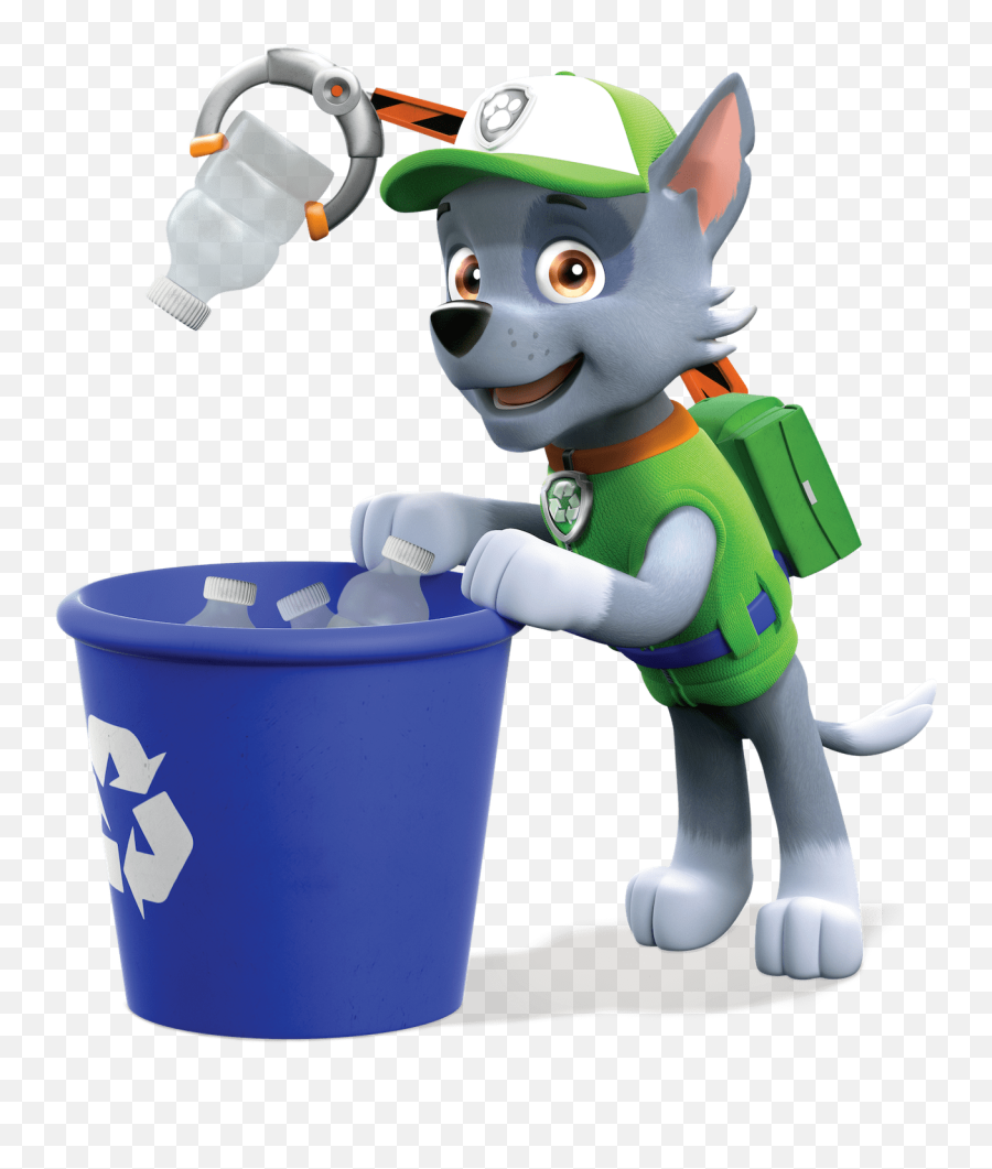 Rocky Collect Trash Paw Patrol Clipart Png - Rocky Paw Patrol Emoji,Rocky Emoji