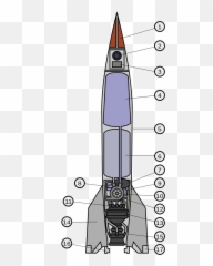 V - Rocket Diagram Emoji