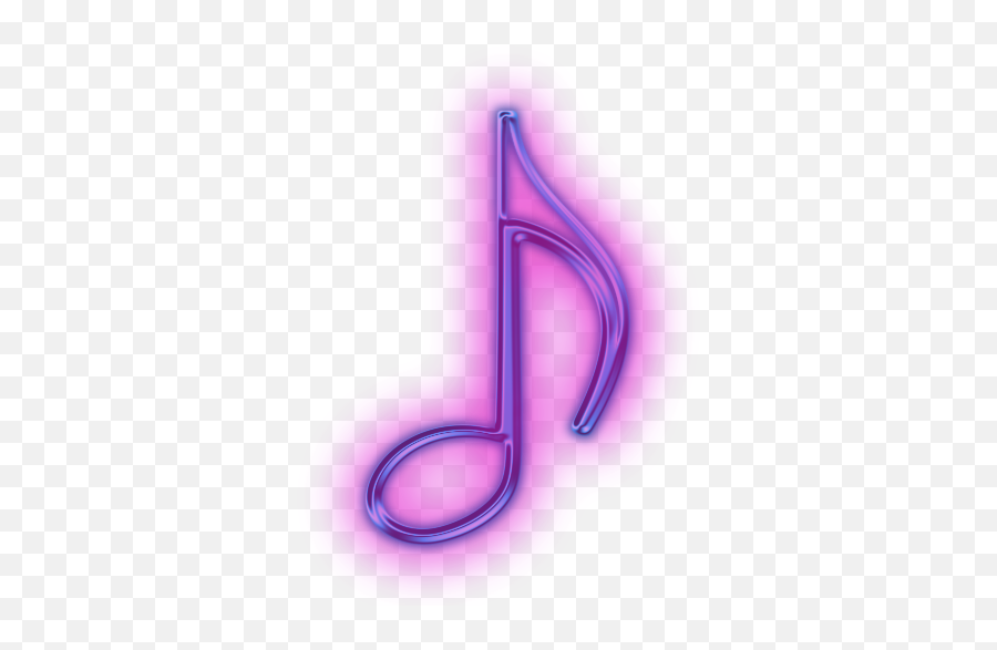 Glowing Purple Neon Icons Set Media Tags Media Music Musical - Imagenes De Signo De Musica Emoji,Music Symbol Emoji