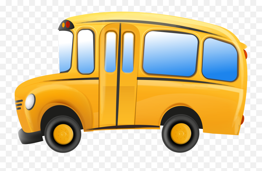Transparent School Bus Clipart Png - Transparent Background School Bus Clipart Emoji,School Bus Emoji