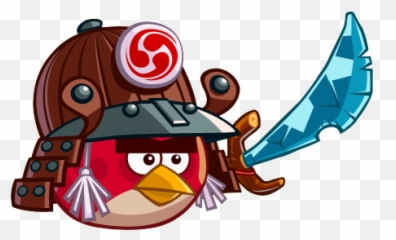 Download Hd Angry Birds Epic Red - Angry Birds Epic Red Bird Samurai Angry Birds Epic Red Emoji,Angry Birds Emojis