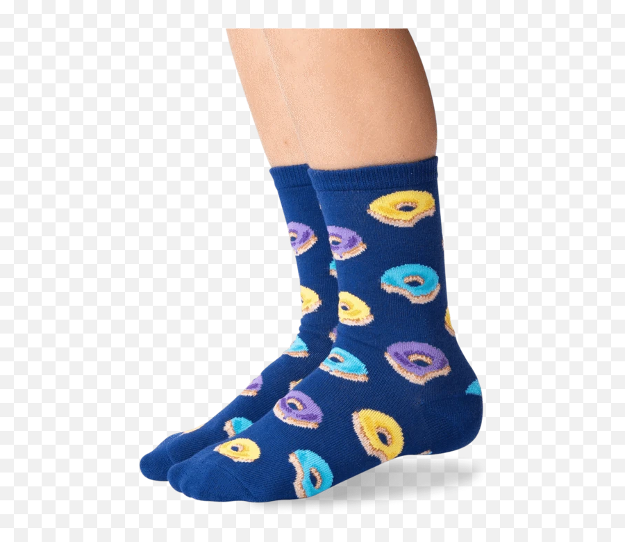 Kidu0027s Donut Crew Socks U2013 Hotsox - Sock Emoji,Emoji Donut