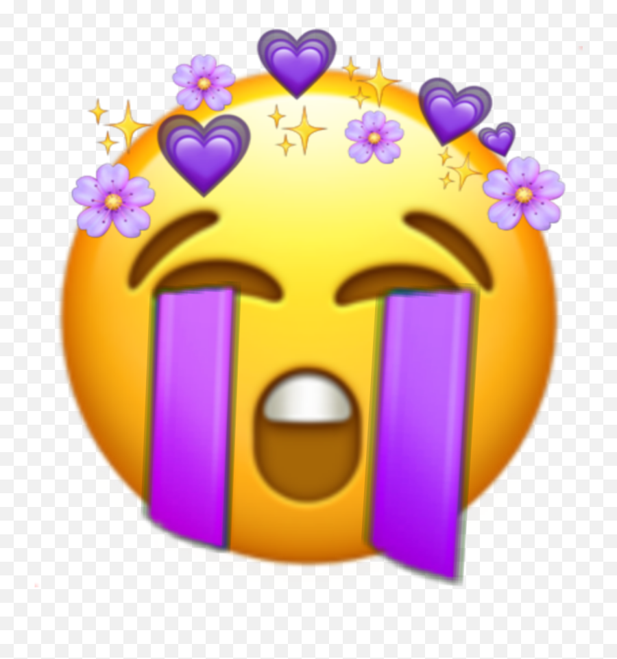 Bad Odd Purple Sad - Blood Tears Emoji,Odd Emojis