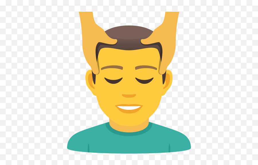 Emoji Man Getting A - Cartoon,Left Ear Emoji