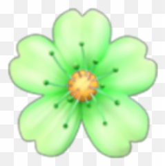 Flor Flower Emoji Emojis Sticker - Lovely
