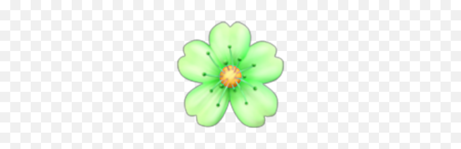 Flor Flower Emoji Emojis Sticker - Lovely,Flower Emoticon