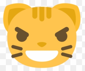 Free Emoji Cat Face Evil Smile Png With - De Gato Malvado