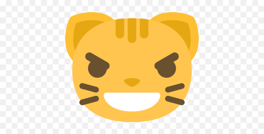 Free Emoji Cat Face Evil Smile Png With - Emoji De Gato Malvado,Evil Eye Emoji