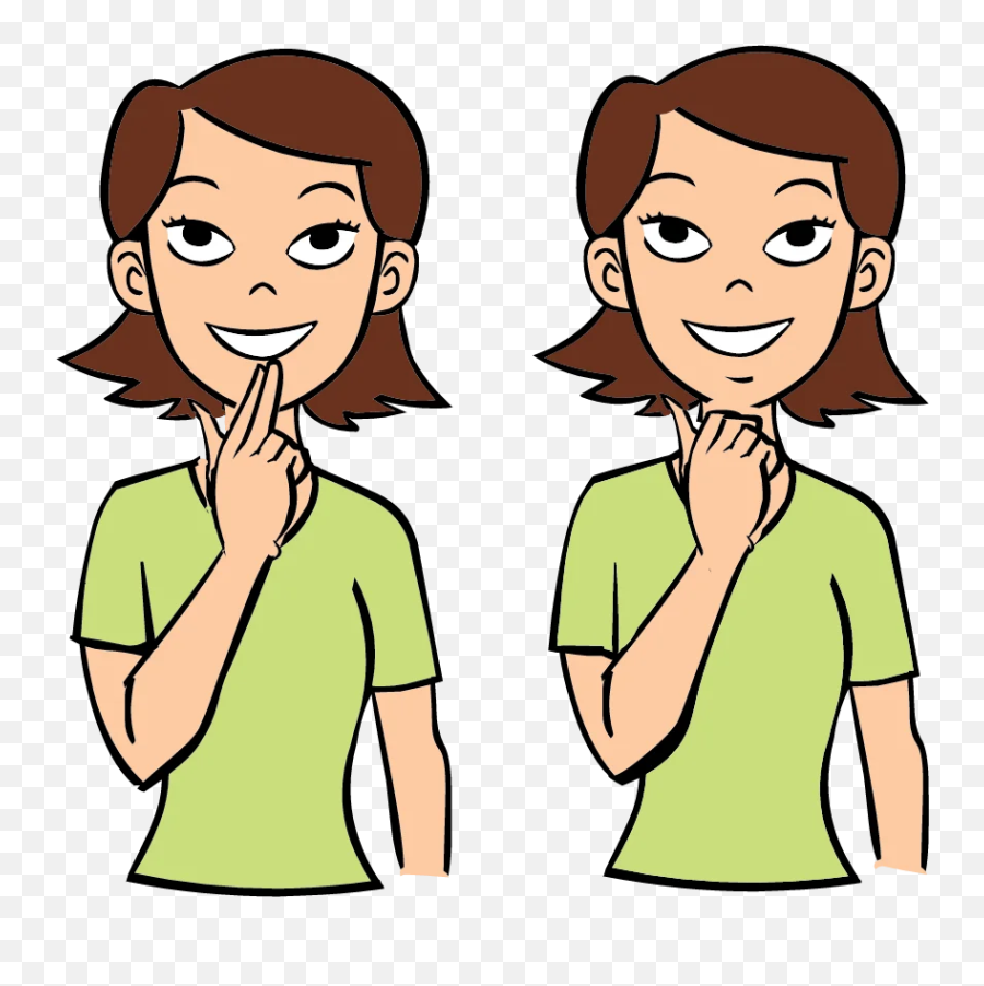 Cute - Sign Language For Word Emoji,I Love You In Sign Language Emoji.