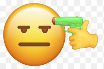 emoji sad sademoji gunemoji Sticker by ing - Happy