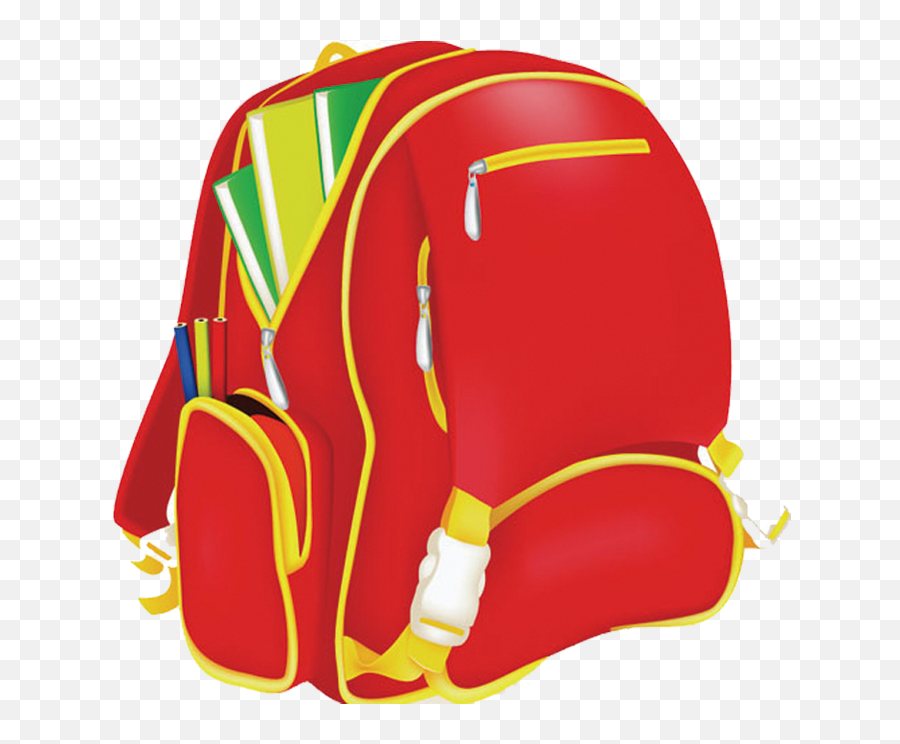Luggage Clipart Travel Accessory Luggage Travel Accessory - Red School Bag Cartoon Emoji,Emoji School Bags