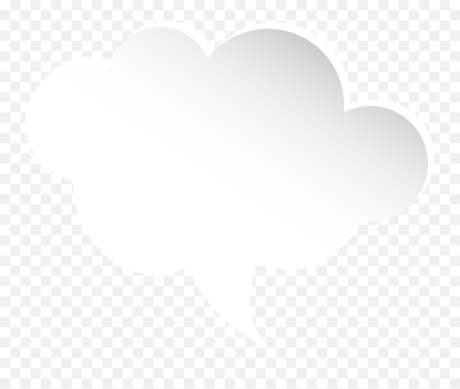 Cloud Bubble Png Picture - Heart Emoji,Thinking Bubble Emoji