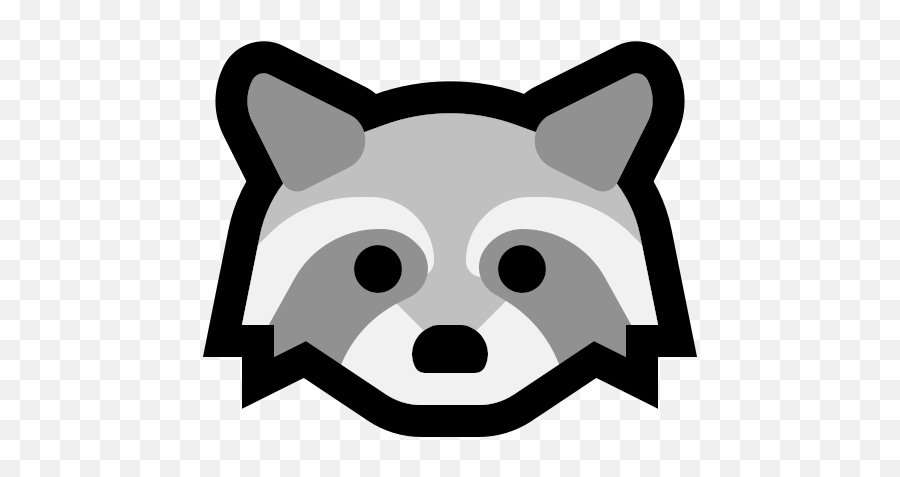 Cartoon Emoji,Raccoon Emoji