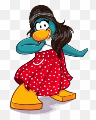 Pin - Club Penguin Girl Emoji
