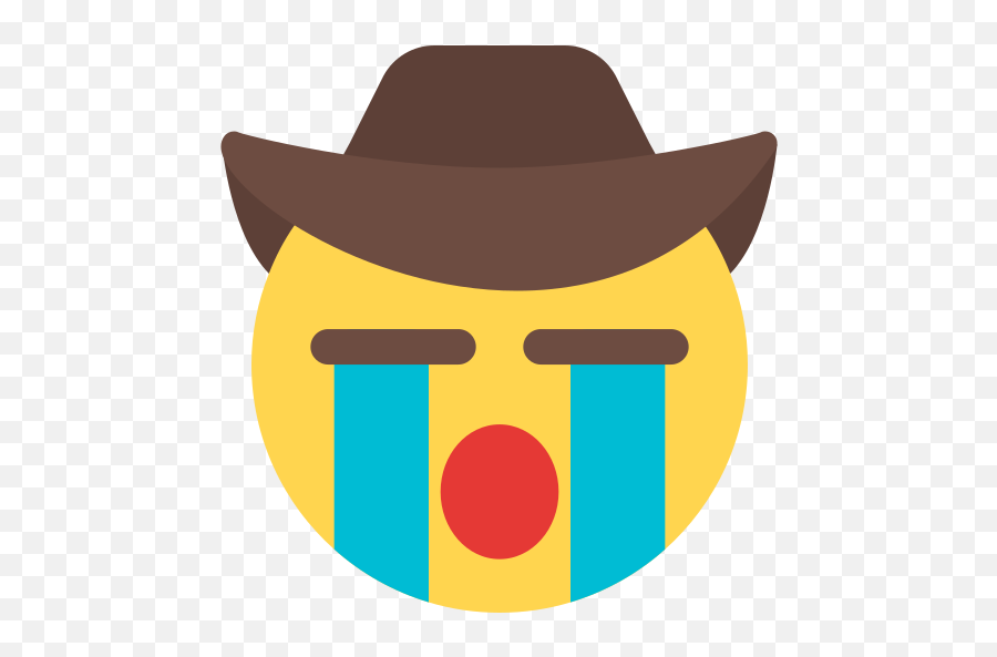 Crying - Illustration Emoji,Crying Cowboy Emoji