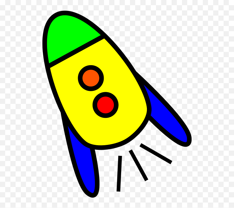 Free Space Travel Rocket Vectors - Rocket Clip Art Emoji,Star Trek Emoticons