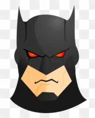 Batman Dc Hero - Rosto Png Emoji