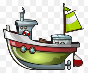 Boat Motorboat Clip Art Aquatic Clipart - Fishing Png Emoji