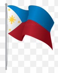 Filipino Flag Clipart - Philippine Flag Pole Clipart Emoji,Filipino Flag Emoji