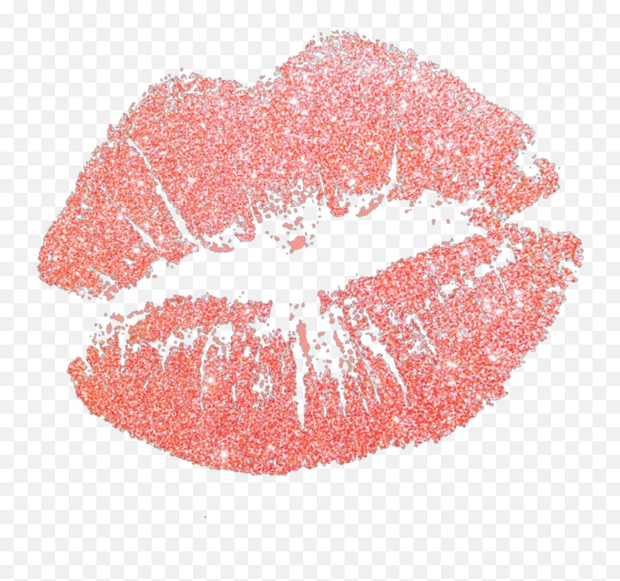 Lips Clipart Kiss Mark Lips Kiss Mark Transparent Free For - Rose Gold Hd Glitter Background Emoji,Kiss Mark Emoji